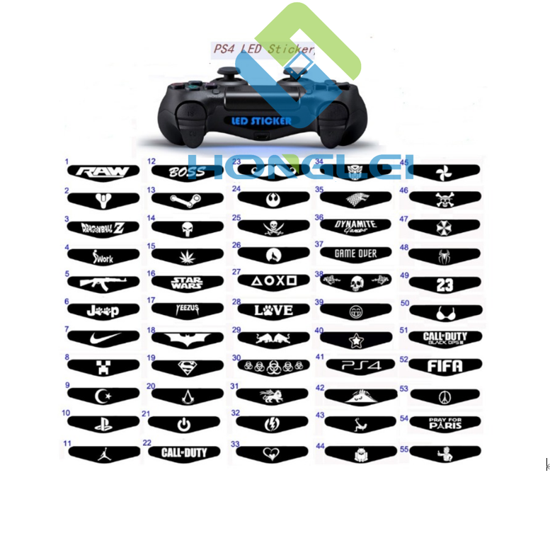 PS4 Controller LED sticker decal led cover 