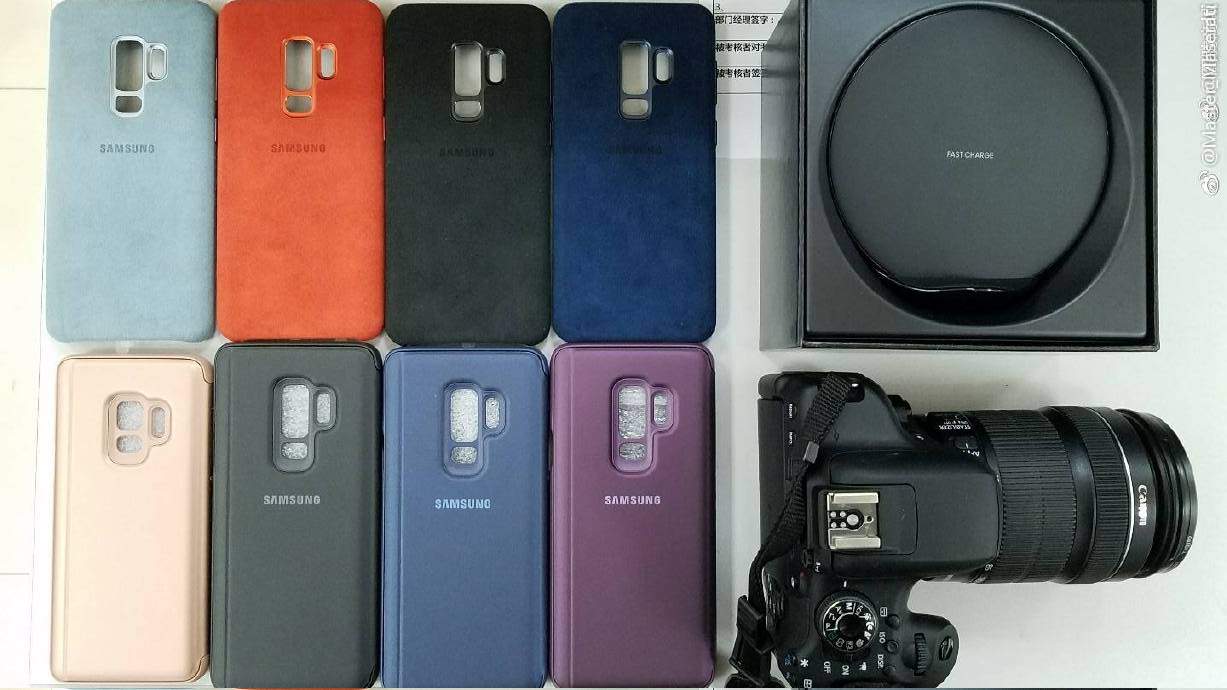 Galaxy S9, S9 Plus Cases And Fast Wireless Charging Pad Leak